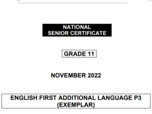 English FAL Paper 3 Grade 11 Eastern Cape (Questions With Explained Answers) Term 4 November 2022.png