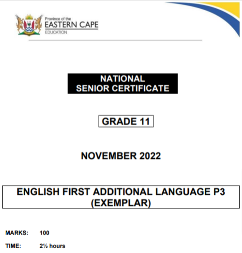 English FAL Paper 3 Grade 11 Eastern Cape (Questions With Explained Answers) Term 4 November 2022.png