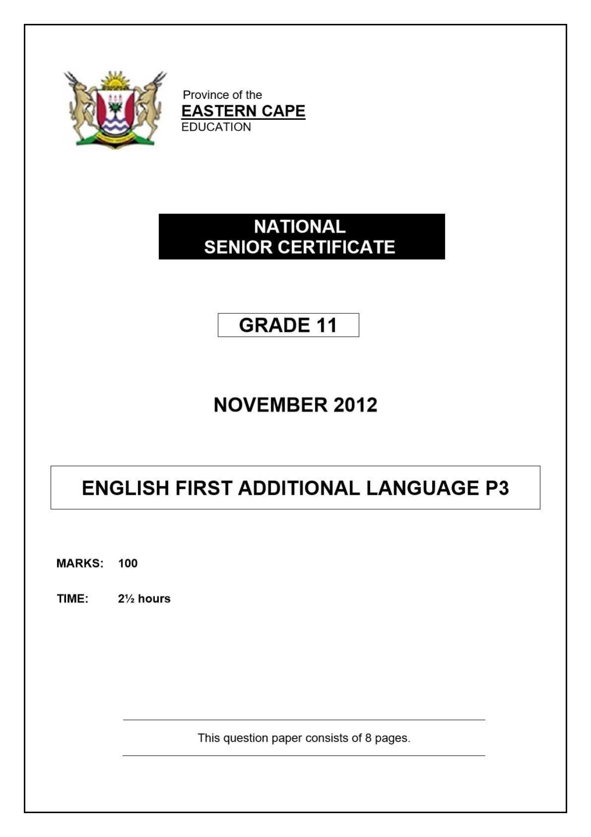 English FAL Paper 3 Grade 11 Eastern Cape (Questions With Explained Answers) Term 4 November 2012.jpg