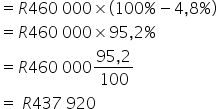 What is percentage