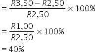 What is percentage
