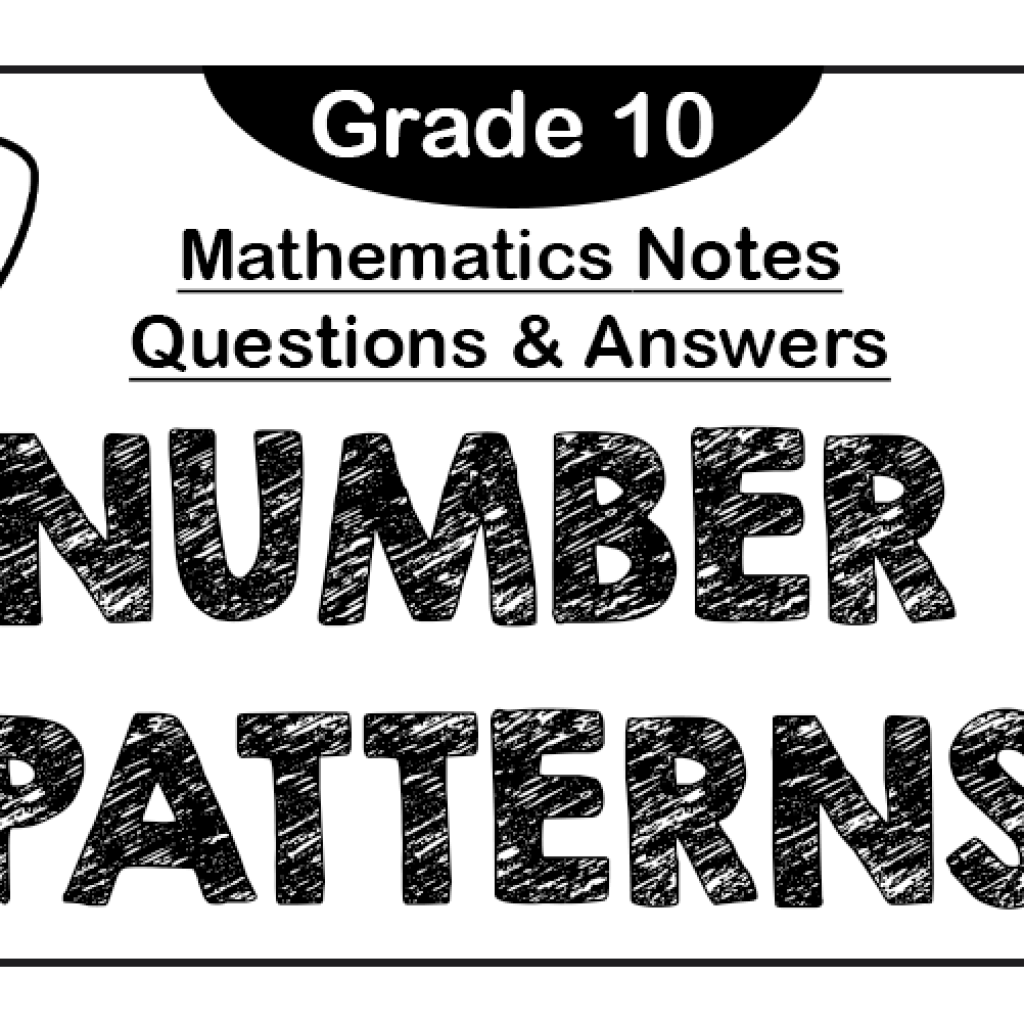 NUMBER PATTERNS