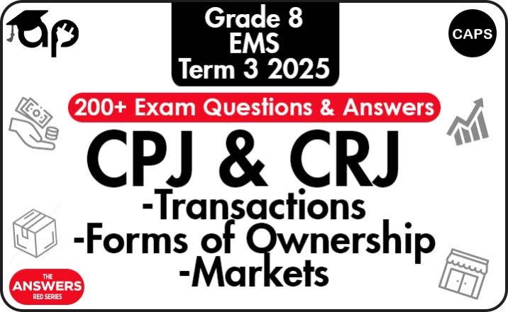 EMS Grade 8 Term 3 2018 Questions and Answers