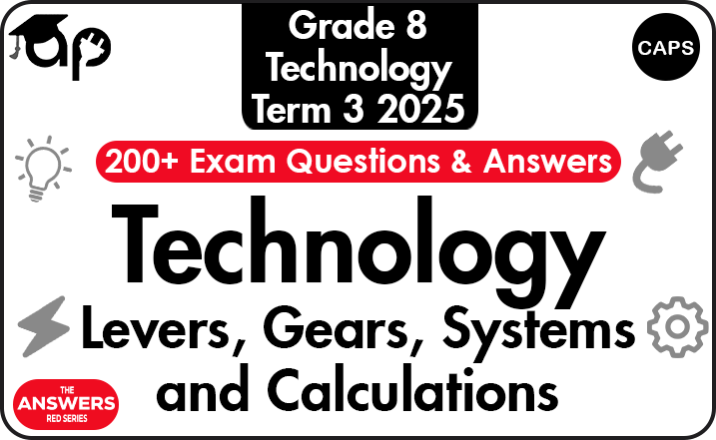 Technology Grade 8 Term 3 2025 Questions and Answers